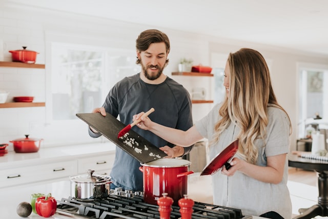 Moderne keuken, volledig uitgerust